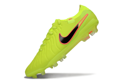 Nike Tiempo Legend 10 Elite FG Football Boots - Yellow/Electric Green/Pink Accent