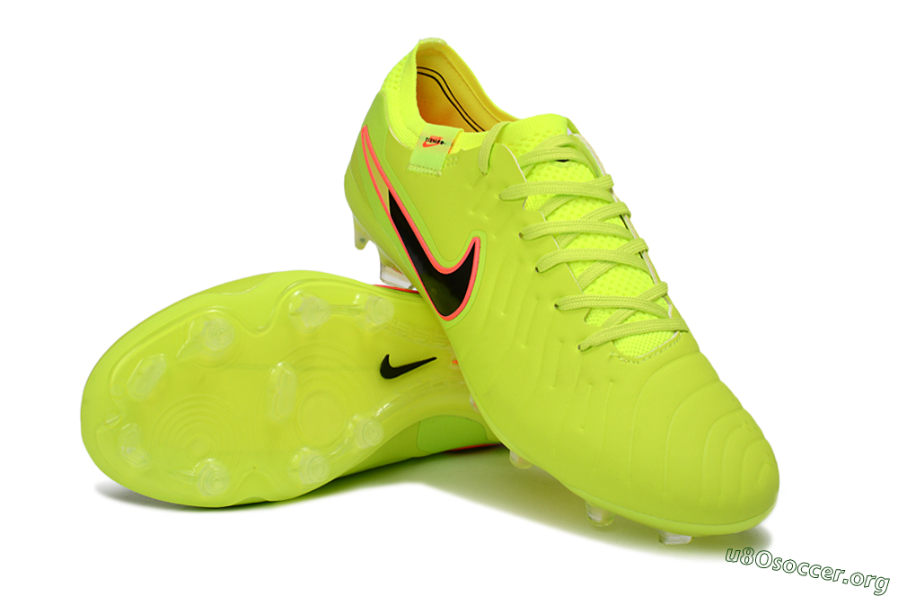 Nike Tiempo Legend 10 Elite FG Football Boots - Yellow/Electric Green/Pink Accent 0