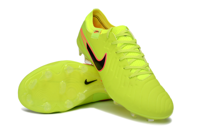 Nike Tiempo Legend 10 Elite FG Football Boots - Yellow/Electric Green/Pink Accent