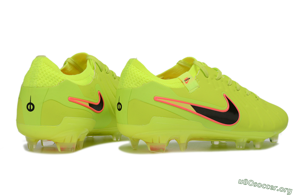 Nike Tiempo Legend 10 Elite FG Football Boots - Yellow/Electric Green/Pink Accent 6