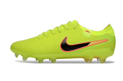 Nike Tiempo Legend 10 Elite FG Football Boots - Yellow/Electric Green/Pink Accent