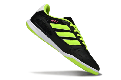 Adidas Top Sala IC Football Shoes - Black/Electric Green/White