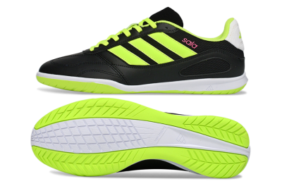 Adidas Top Sala IC Football Shoes - Black/Electric Green/White