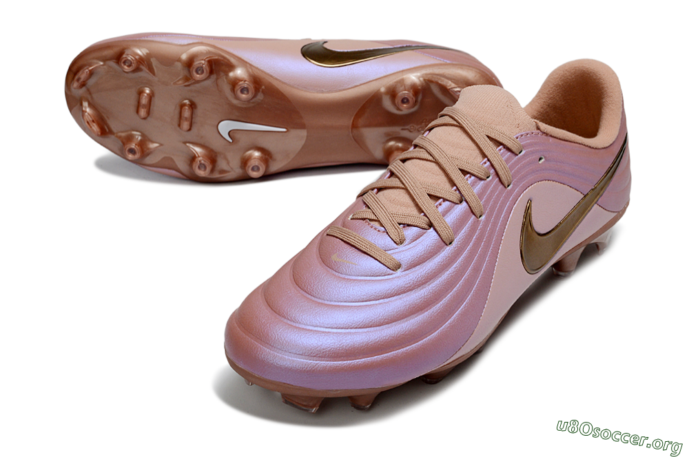 Nike Tiempo Legend 10 Elite FG Football Boots - Pink/Soft Rose/Bronze 0