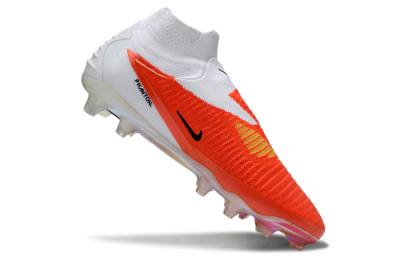 Nike Phantom 6 High Elite FG Football Boots - Orange/Fiery Sunset/White Mist