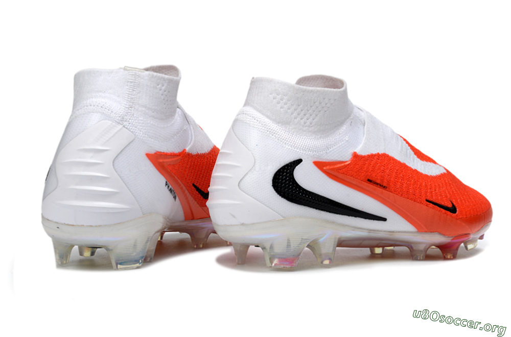 Nike Phantom 6 High Elite FG Football Boots - Orange/Fiery Sunset/White Mist 6