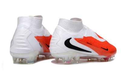 Nike Phantom 6 High Elite FG Football Boots - Orange/Fiery Sunset/White Mist