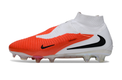 Nike Phantom 6 High Elite FG Football Boots - Orange/Fiery Sunset/White Mist