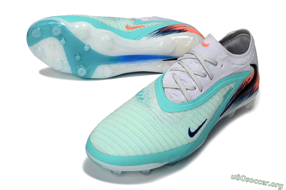 Nike Phantom 6 Low Elite AG Football Boots - Aqua/Coral Splash/Icy Blue 0
