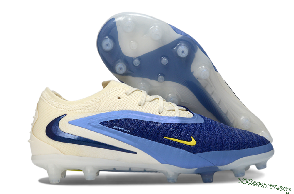Nike Phantom 6 Low Elite AG Football Boots - Blue/Sky Blue/Navy Blue 2