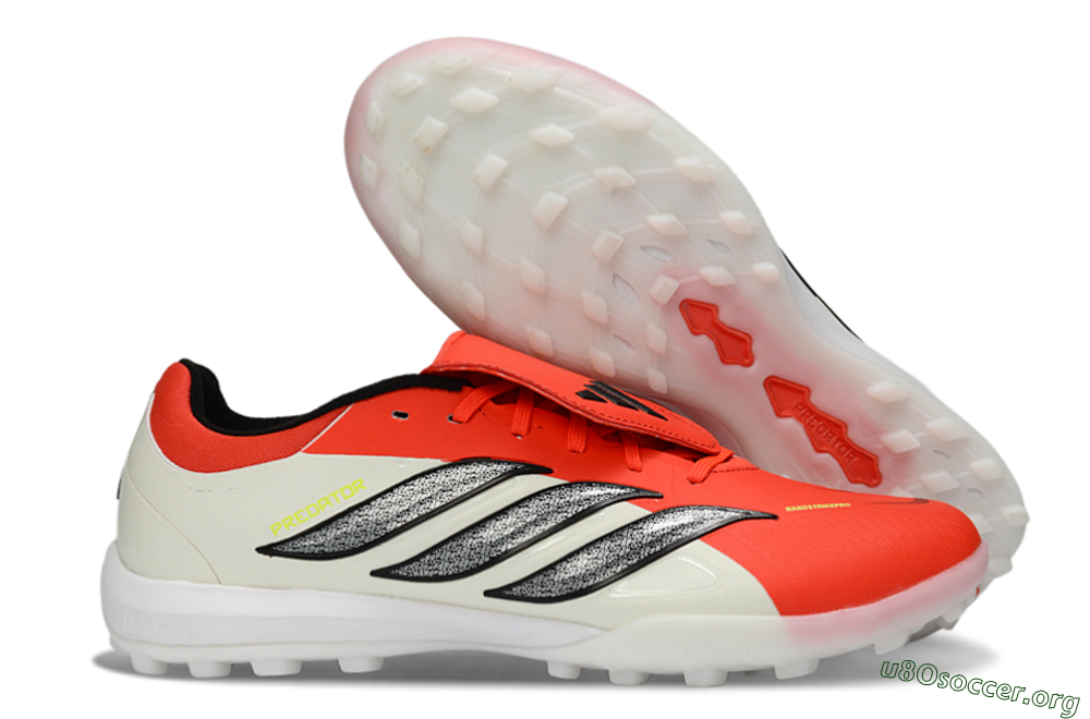Adidas Predator Elite Fold-Over Tongue TF Football Shoes - Red/Bright Red/Black 2