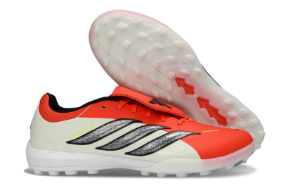 Adidas Predator Elite Fold-Over Tongue TF Football Shoes - Red/Bright Red/Black