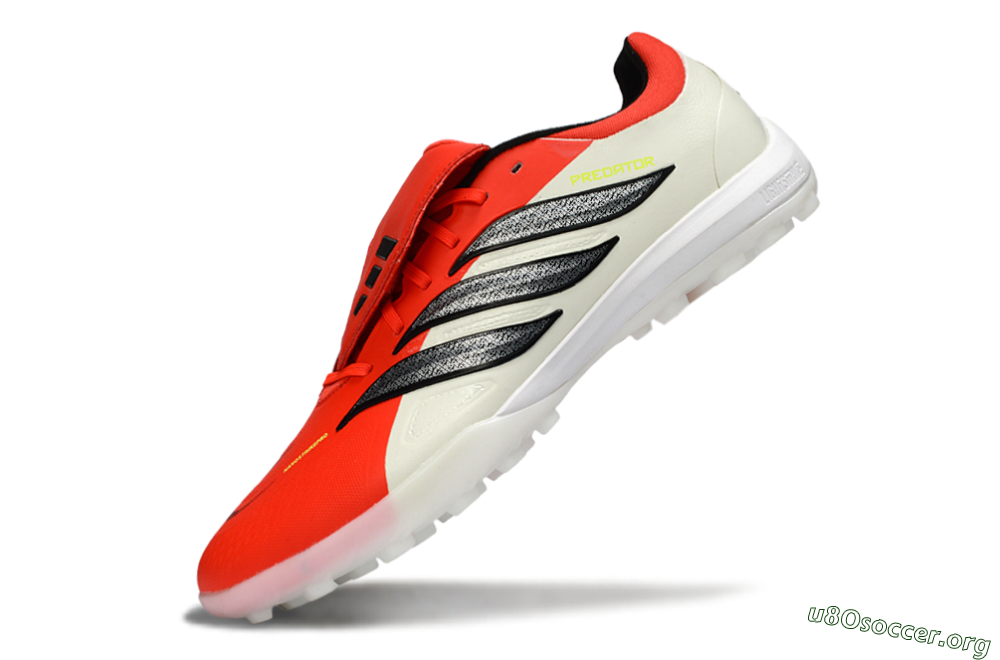 Adidas Predator Elite Fold-Over Tongue TF Football Shoes - Red/Bright Red/Black 5