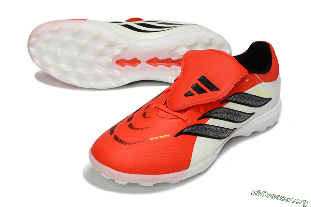 Adidas Predator Elite Fold-Over Tongue TF Football Shoes - Red/Bright Red/Black 0