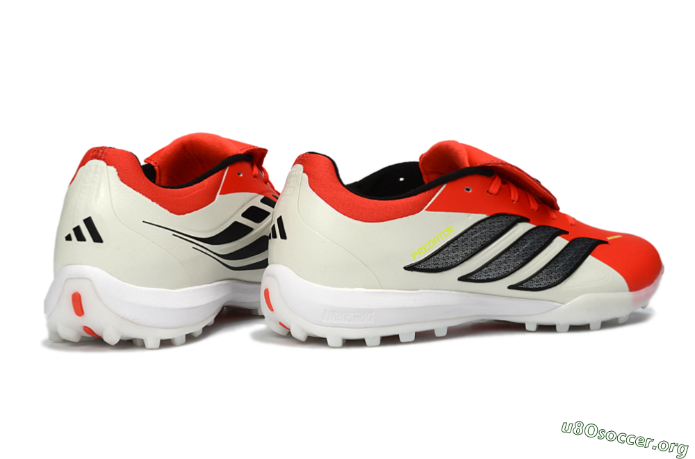 Adidas Predator Elite Fold-Over Tongue TF Football Shoes - Red/Bright Red/Black 6
