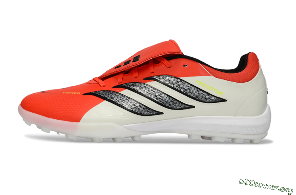 Adidas Predator Elite Fold-Over Tongue TF Football Shoes - Red/Bright Red/Black 3