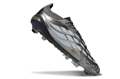 Adidas Predator 26 Elite FG Football Boots - Gray/Graphite Silver/Charcoal
