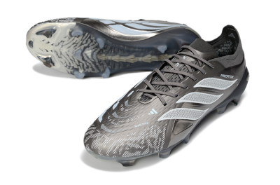 Adidas Predator 26 Elite FG Football Boots - Gray/Graphite Silver/Charcoal