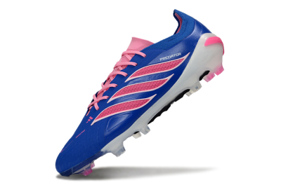 Adidas Predator 26 Elite FG Football Boots - Blue/Electric Pink/White