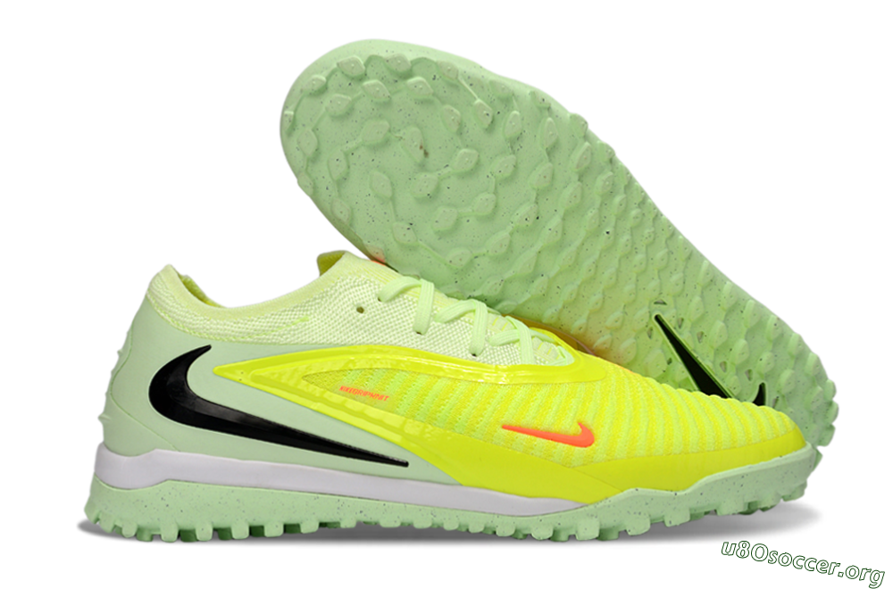 Nike Phantom 6 Low Elite TF Football Shoes - Yellow/Neon Yellow/Black 2