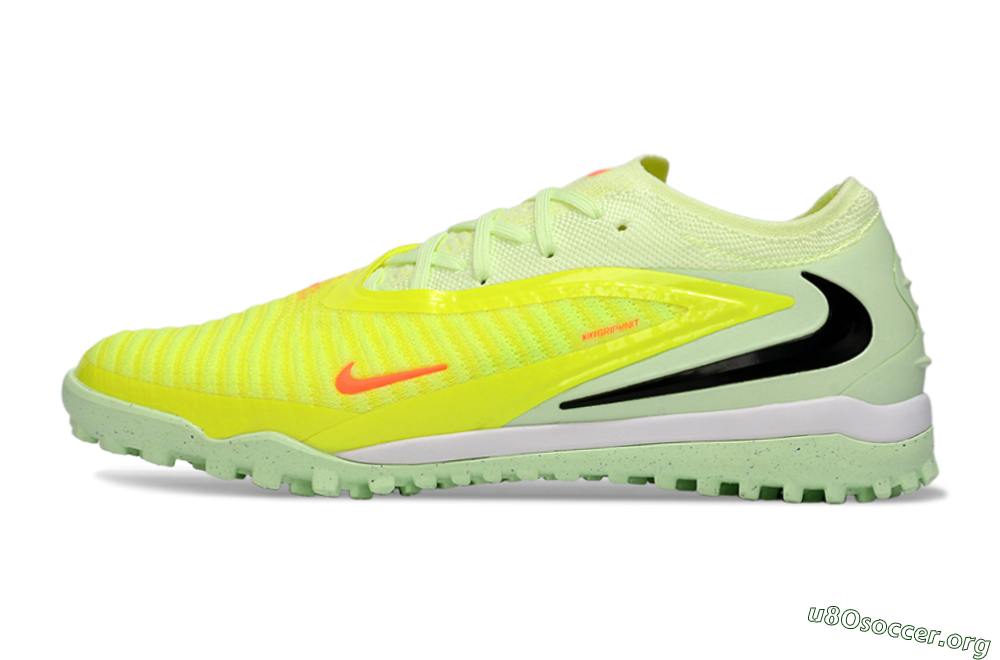 Nike Phantom 6 Low Elite TF Football Shoes - Yellow/Neon Yellow/Black 3