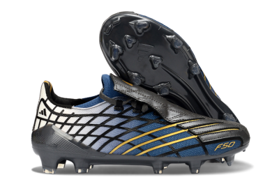 Adidas F50 Elite FG Football Boots - Blue/Golden Yellow/Black