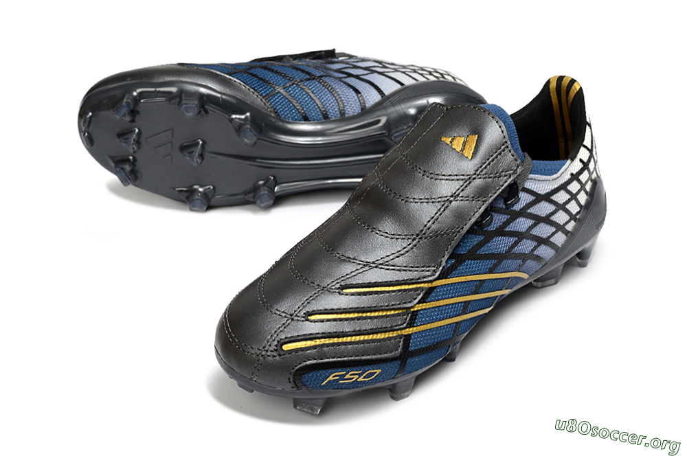 Adidas F50 Elite FG Football Boots - Blue/Golden Yellow/Black 0
