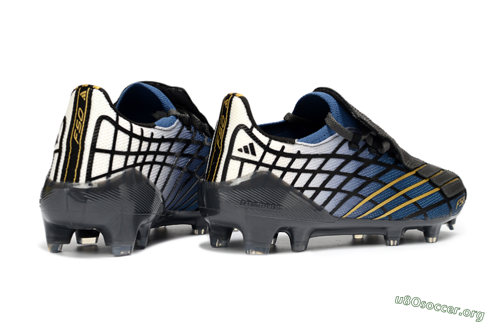 Adidas F50 Elite FG Football Boots - Blue/Golden Yellow/Black 6