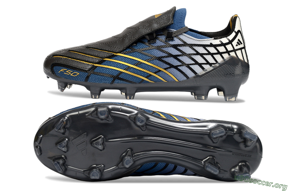 Adidas F50 Elite FG Football Boots - Blue/Golden Yellow/Black 1