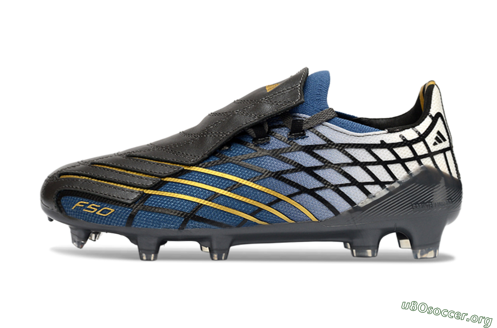 Adidas F50 Elite FG Football Boots - Blue/Golden Yellow/Black 3