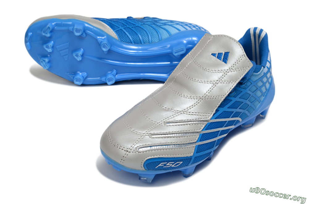Adidas F50 Elite FG Football Boots - Blue/Sky Blue/Steel Gray 0