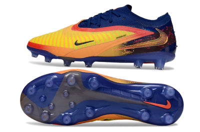 Nike Phantom 6 Low Elite AG Football Boots - Yellow/Navy Blue/Fiery Red