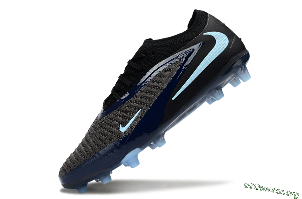 Nike Phantom 6 Low Elite AG Football Boots - Grey/Black/Jade 5