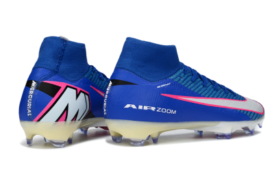 Nike Air Zoom Mercurial Superfly 10 Elite FG Football Boots - Blue/Electric Blue/Neon Pink