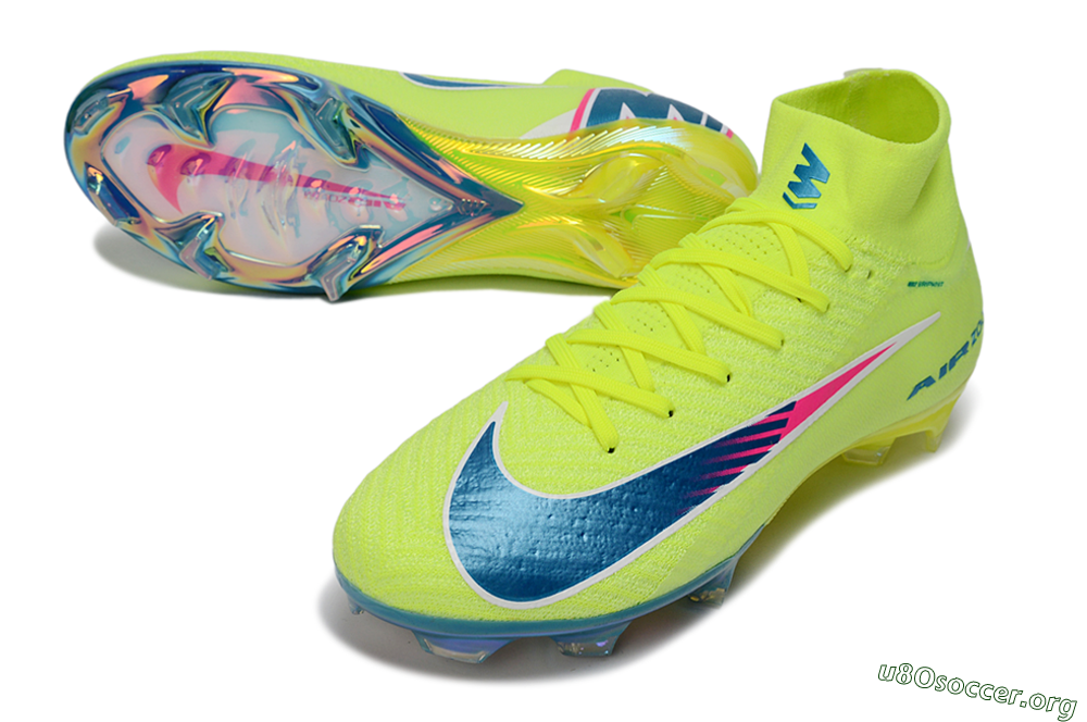 Nike Air Zoom Mercurial Superfly 10 Elite FG Football Boots - Green/Luminous Green/Blue Shift 0