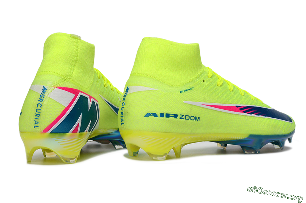 Nike Air Zoom Mercurial Superfly 10 Elite FG Football Boots - Green/Luminous Green/Blue Shift 6