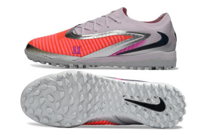 Nike Phantom 6 Low Elite TF Football Shoes - Pink/Flamingo Pink/Steel Gray