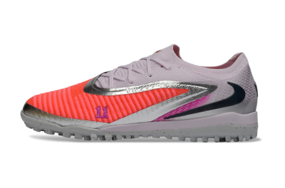 Nike Phantom 6 Low Elite TF Football Shoes - Pink/Flamingo Pink/Steel Gray