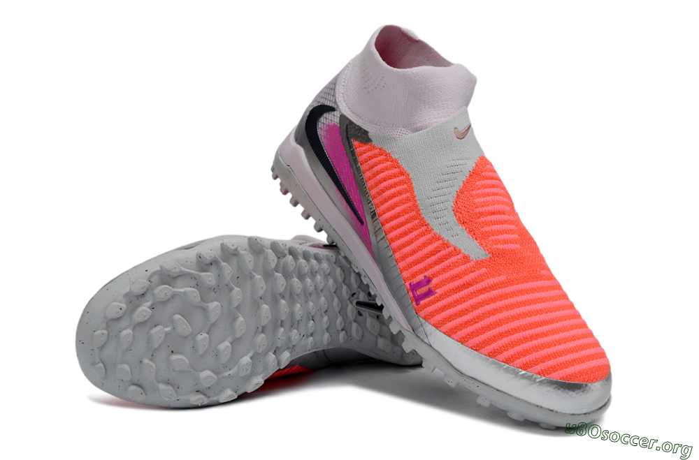 Nike Phantom 6 Elite TF Football Shoes - Orange/Bright Coral/Soft Gray 0