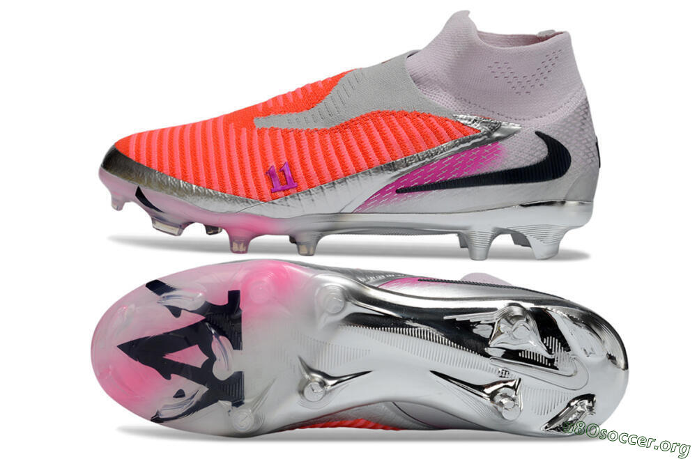 Nike Phantom 6 Elite FG Football Boots - Orange/Hot Orange/Silver 1