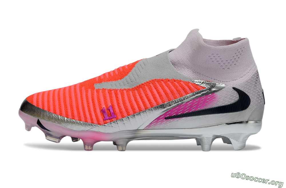 Nike Phantom 6 Elite FG Football Boots - Orange/Hot Orange/Silver 3