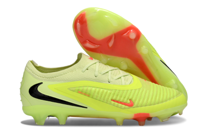 Nike Phantom 6 Low Elite FG Football Boots - Yellow/Lime Glow/Neon Coral