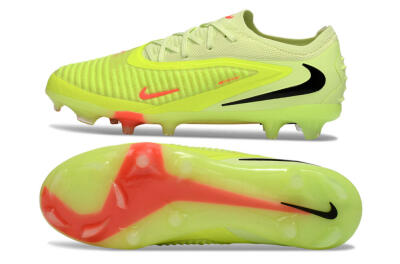 Nike Phantom 6 Low Elite FG Football Boots - Yellow/Lime Glow/Neon Coral