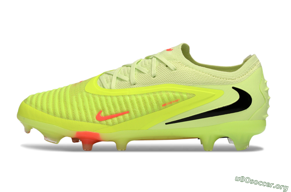Nike Phantom 6 Low Elite FG Football Boots - Yellow/Lime Glow/Neon Coral 3