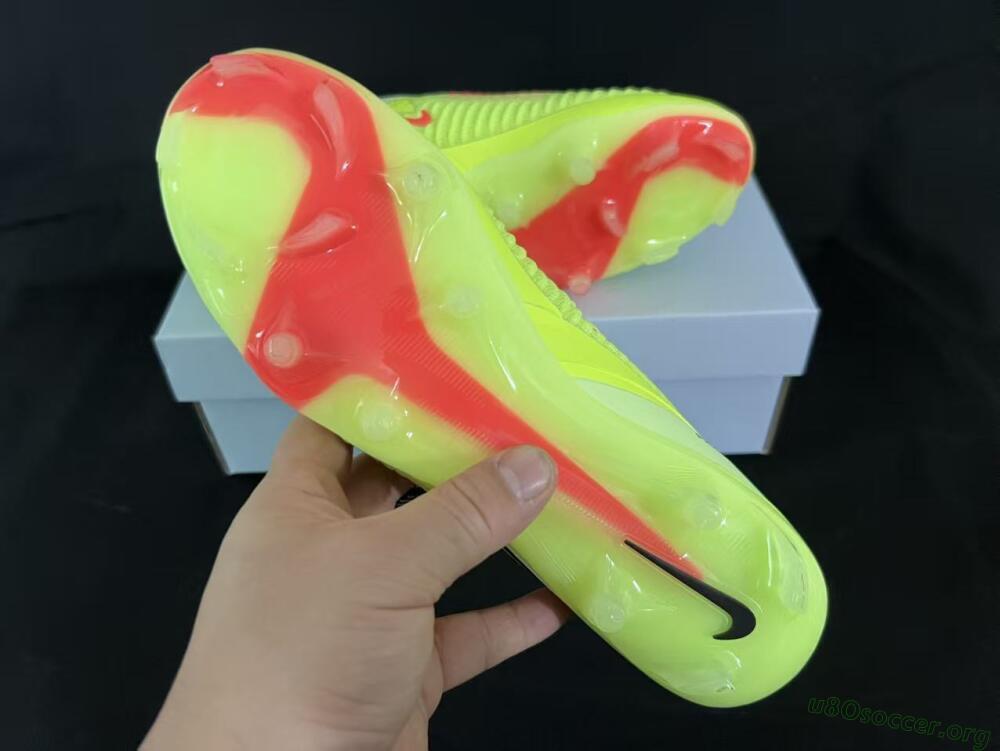 Nike Phantom 6 Low Elite FG Football Boots - Yellow/Lime Glow/Neon Coral