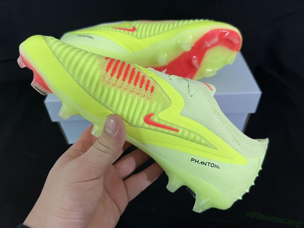 Nike Phantom 6 Low Elite FG Football Boots - Yellow/Lime Glow/Neon Coral