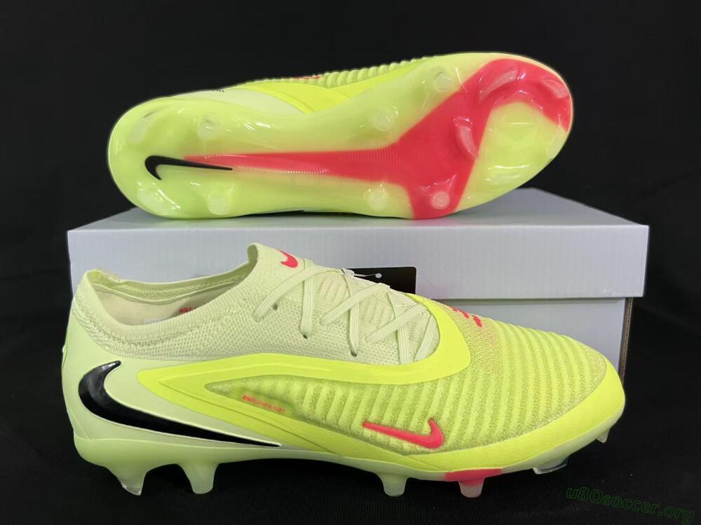 Nike Phantom 6 Low Elite FG Football Boots - Yellow/Lime Glow/Neon Coral