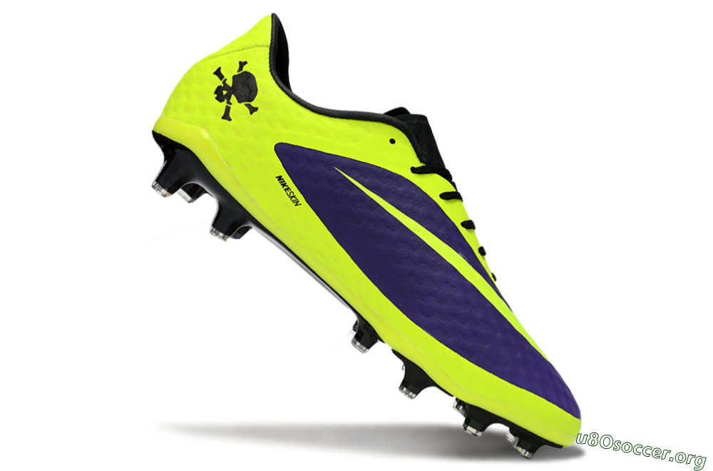 Nike Hypervenom Phantom FG Football Boots - Yellow/Bright Yellow/Deep Purple 5