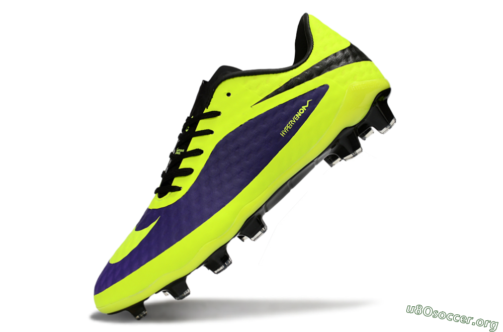 Nike Hypervenom Phantom FG Football Boots - Yellow/Bright Yellow/Deep Purple 6