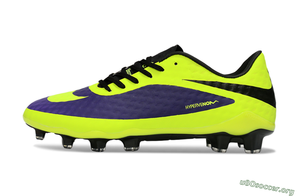 Nike Hypervenom Phantom FG Football Boots - Yellow/Bright Yellow/Deep Purple 3